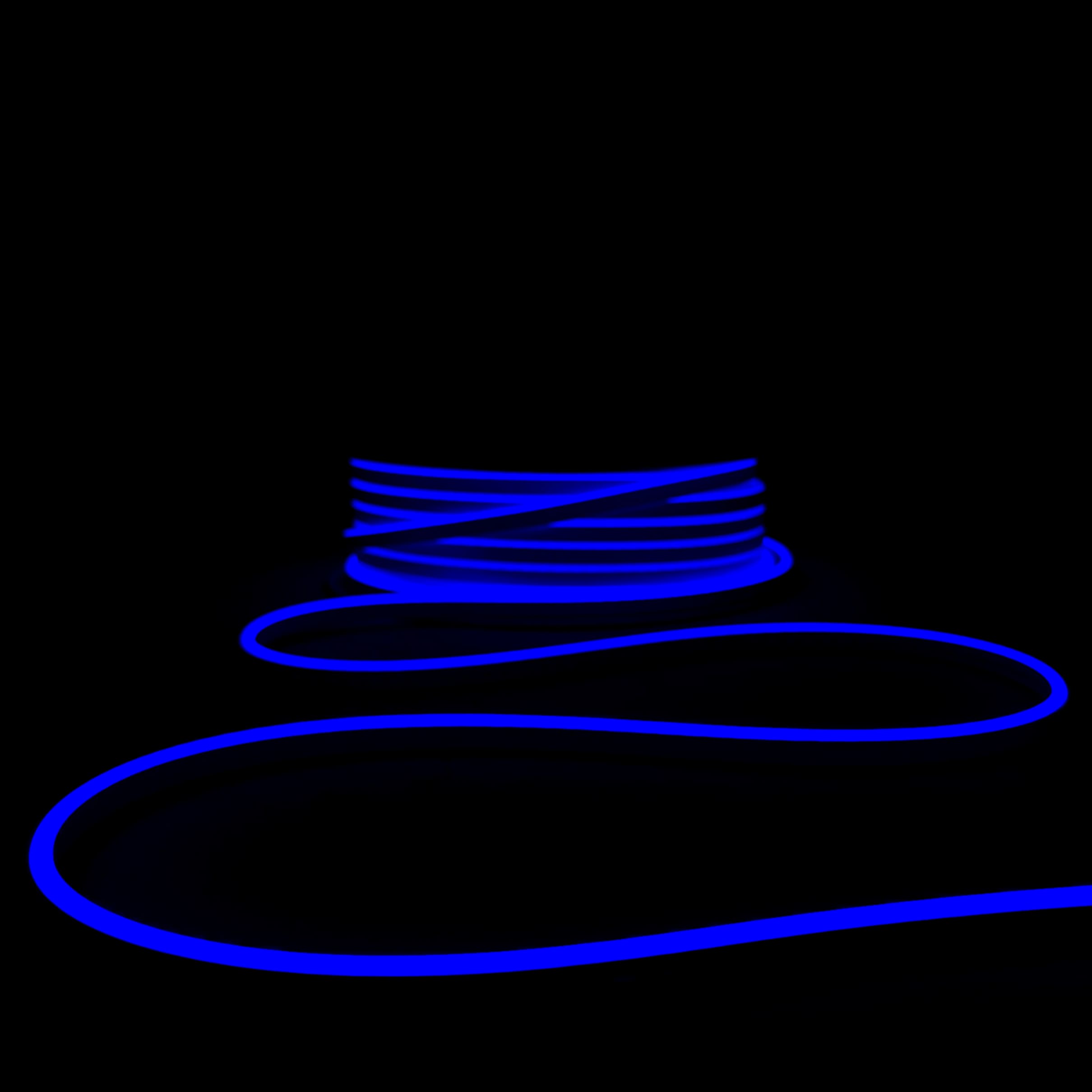 Односторонний Гибкий Неон 6х12мм Синий 12В, IP65 LTC FR-23525 FR-23525