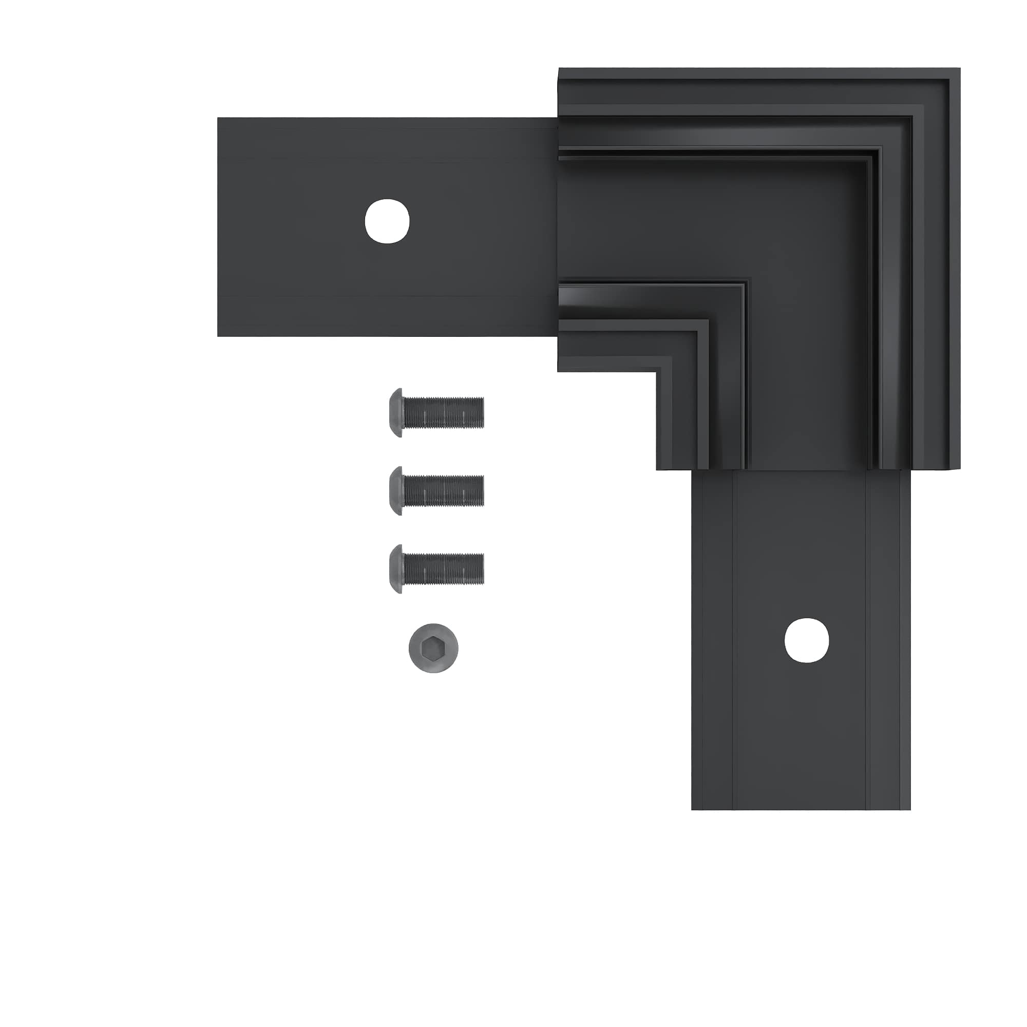 Угол-соединитель для подвесного / накладного магнитного шинопровода ST-Luce SKYLINE 48 ST1007.419.00