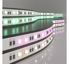 Лента светодиодная 24V 24W 60Led 5050 IP20 MIX RGB/дневной белый, 5м a053702_ES
