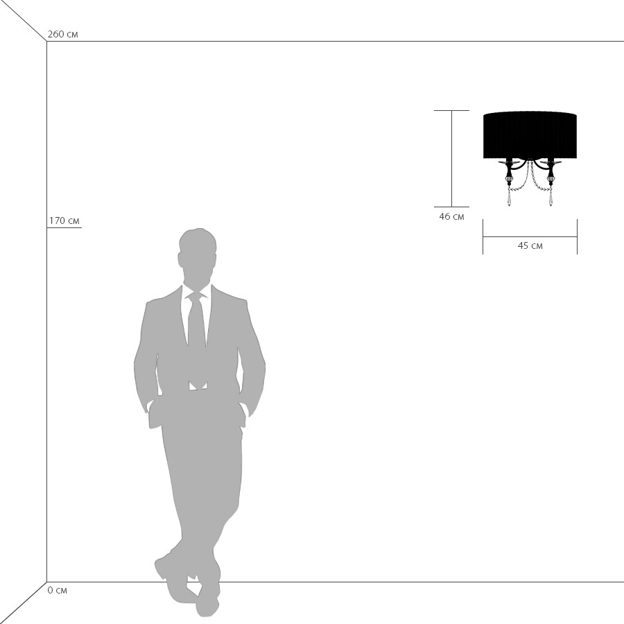 Бра LightStar PARALUME 725626_LS