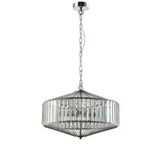 Подвесная люстра Crystallux FIESTA FIESTA SP5 CHROME/TRANSPARENTE_CR