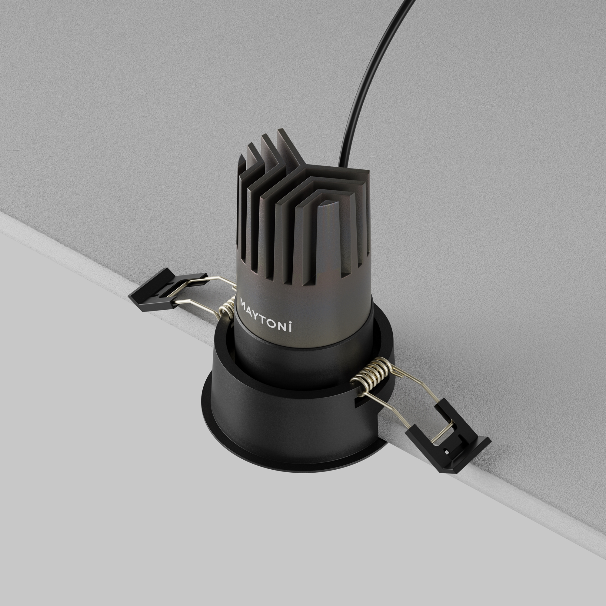 Встраиваемый светильник Maytoni Dip DL116-10W-3K-B_MY