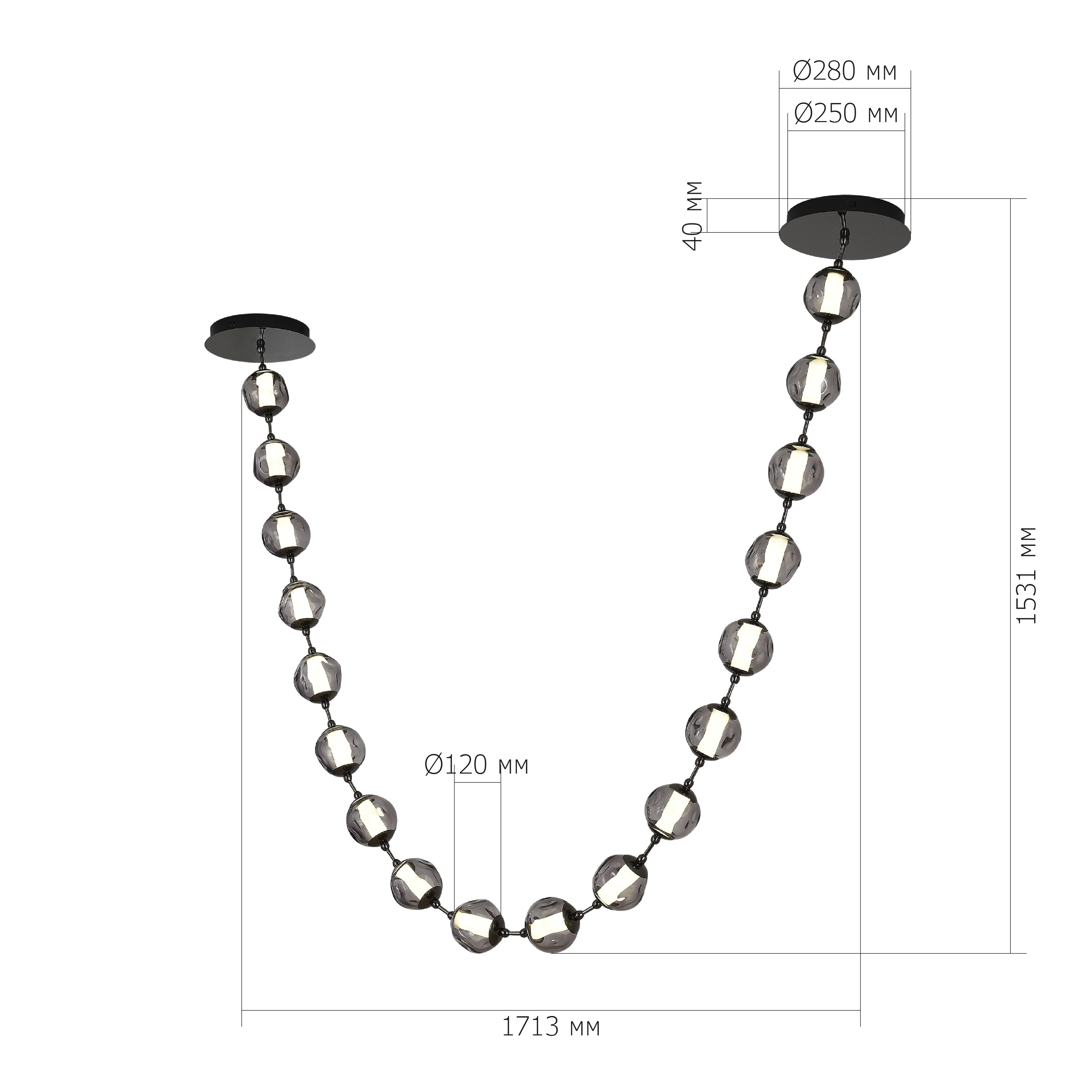 Подвесные светильники ST LUCE HELMI SL6520.403.18