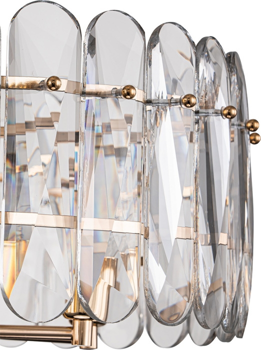 Подвесная люстра хрусталь Escada 2114/8S Gold_ESC