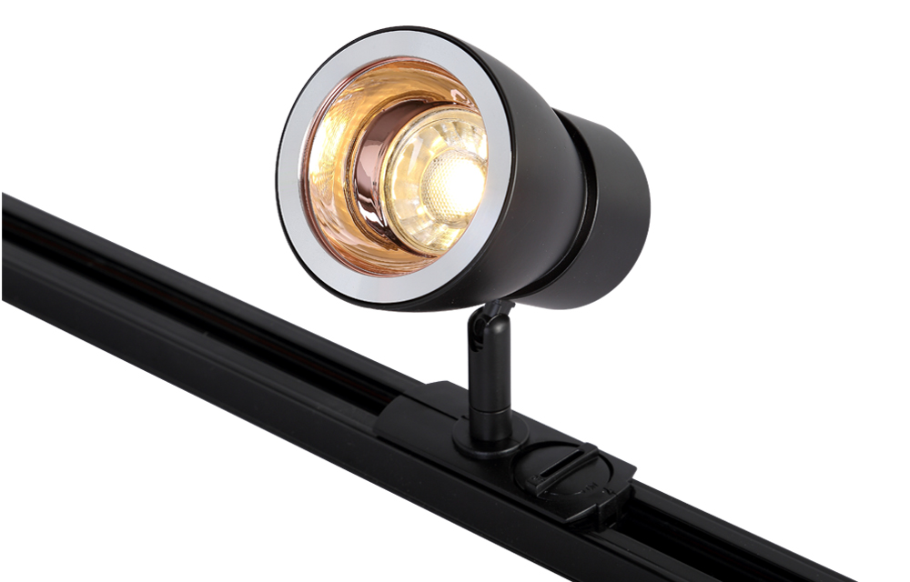 Светильник трековый однофазный Crystallux CLT CLT 0.31 009 BL-GO_CR