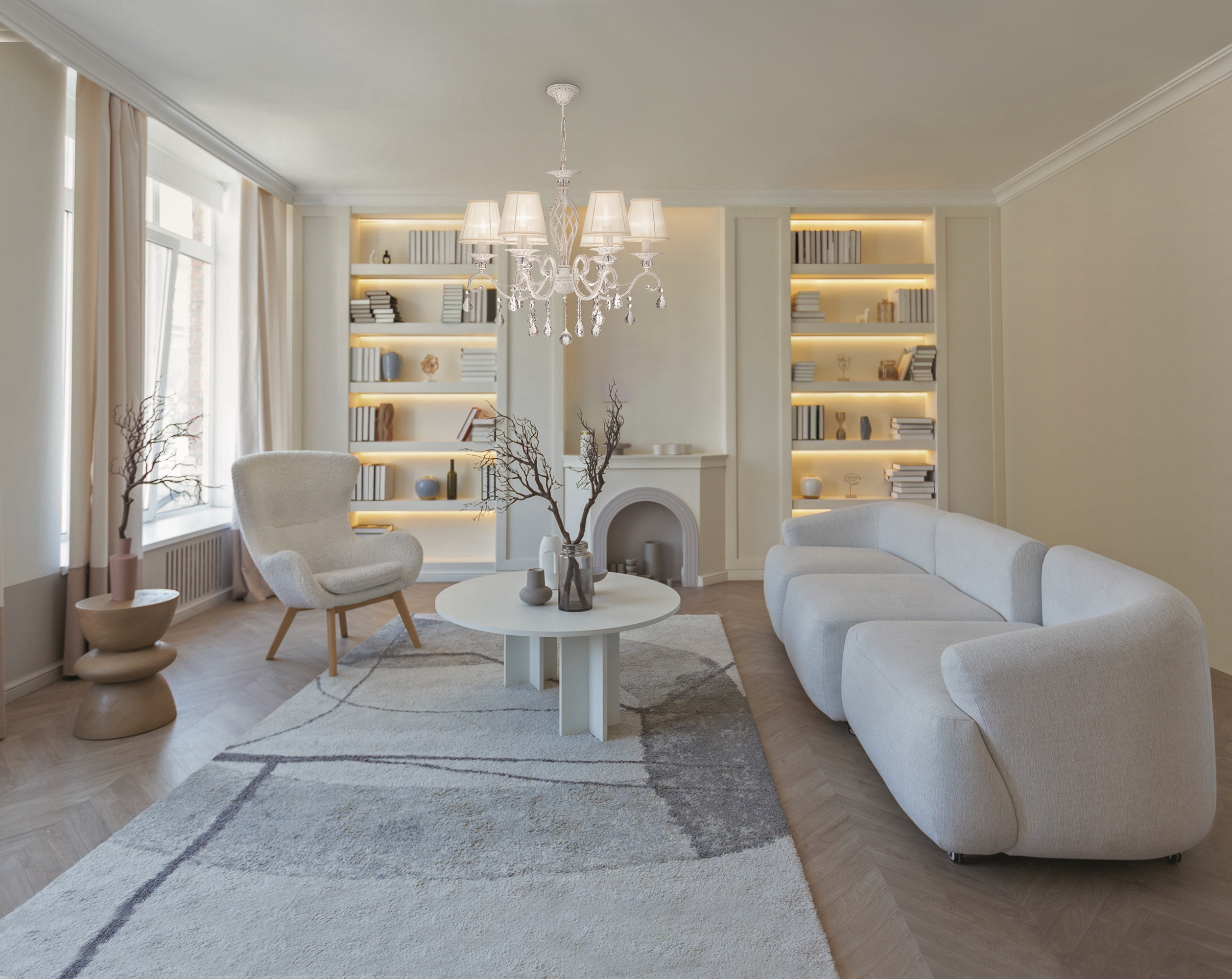 Подвесная люстра Maytoni Elegant ARM247-06-G_MY