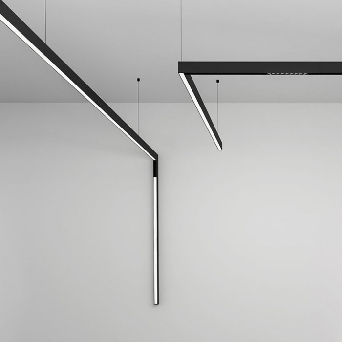 Шинопровод накладной (подвесной) низковольтный черный 1м Feron 41959_FR