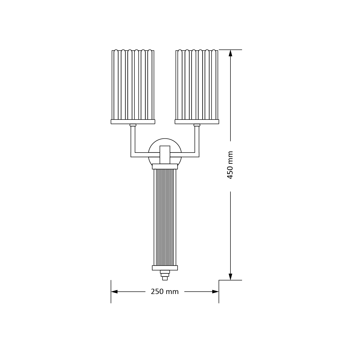 Бра KUTEK MOOD Empoli Ryfel EMP-K-2(T)R