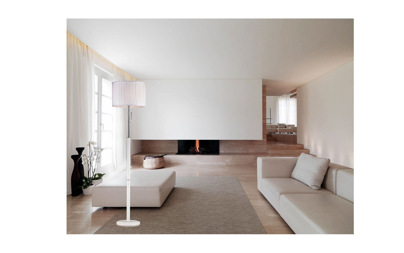 Торшер Lucia Tucci PELLE BIANCA Pelle Bianca F2010.1