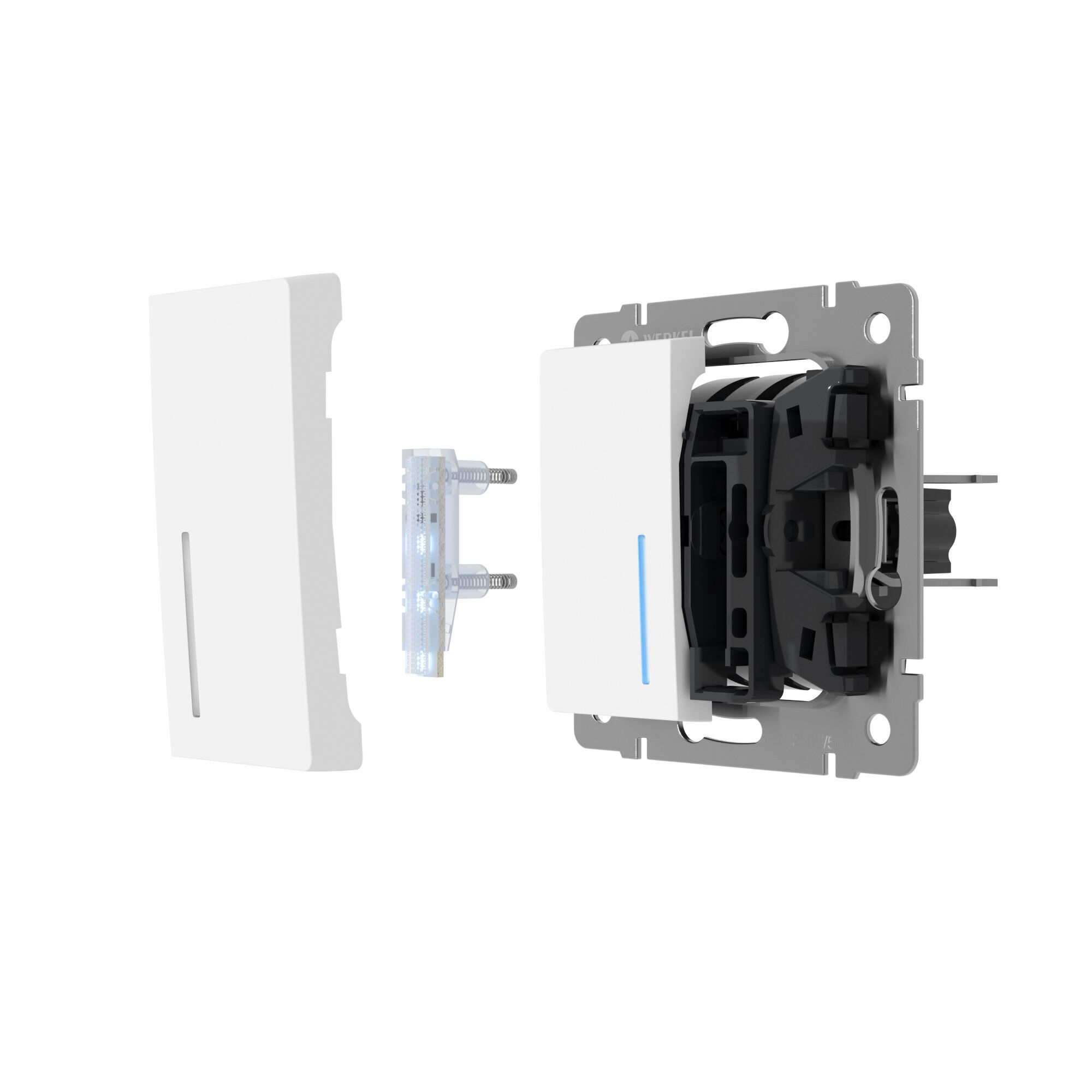 Блок LED подсветки для выключателя 2 шт. Werkel a069707_WR