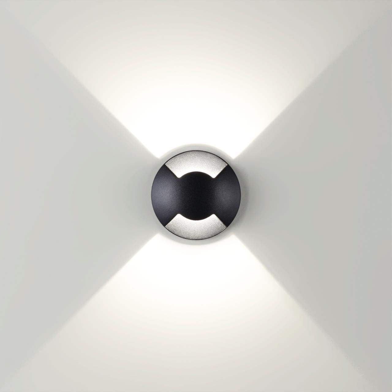 Встраиваемый грунтовый светильник ODEON LIGHT WALD 6662/2GL, цвет черный
