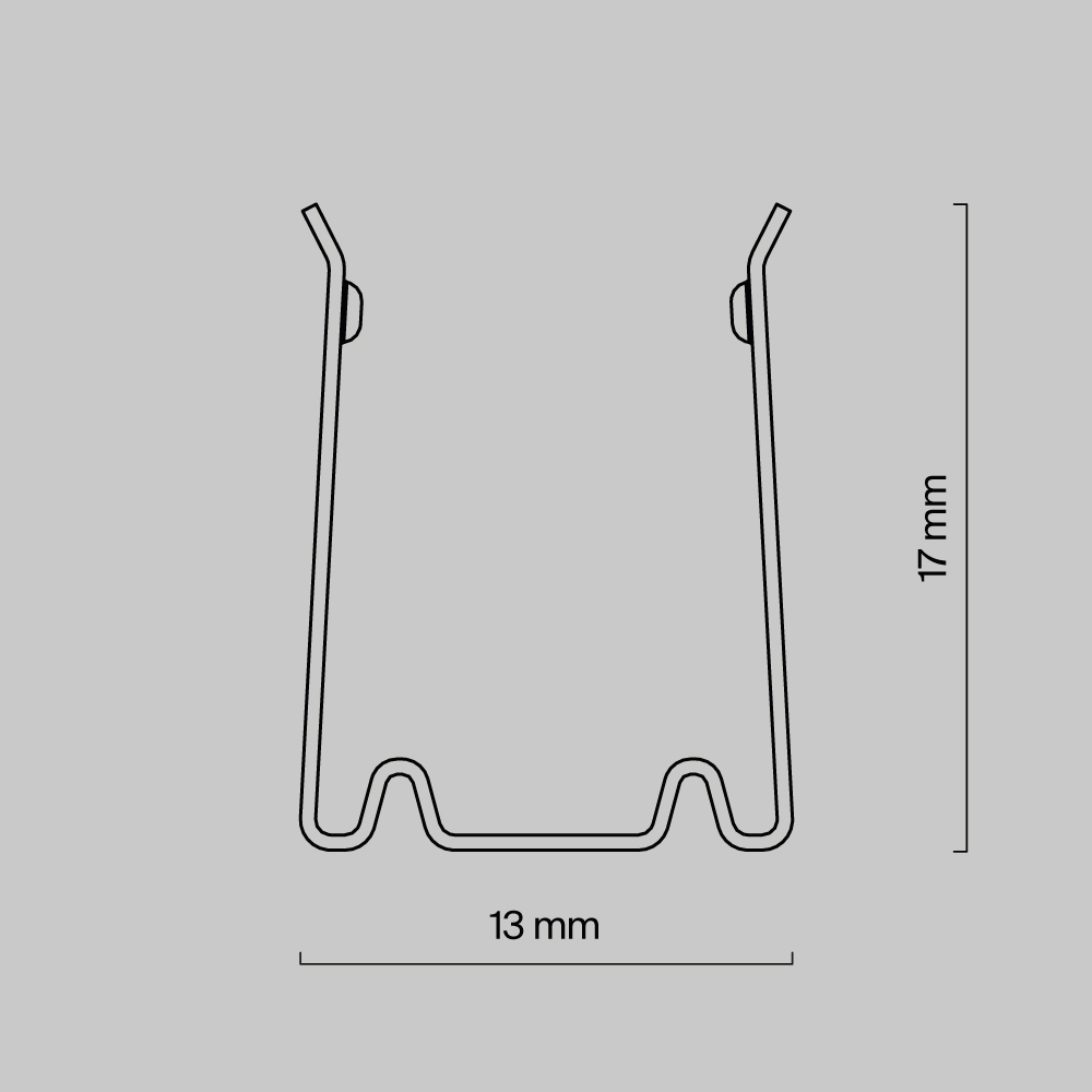 Гибкий профиль для гибкого неона 17x12 мм (алюминий, 2x0,5м) Maytoni 432010_MY