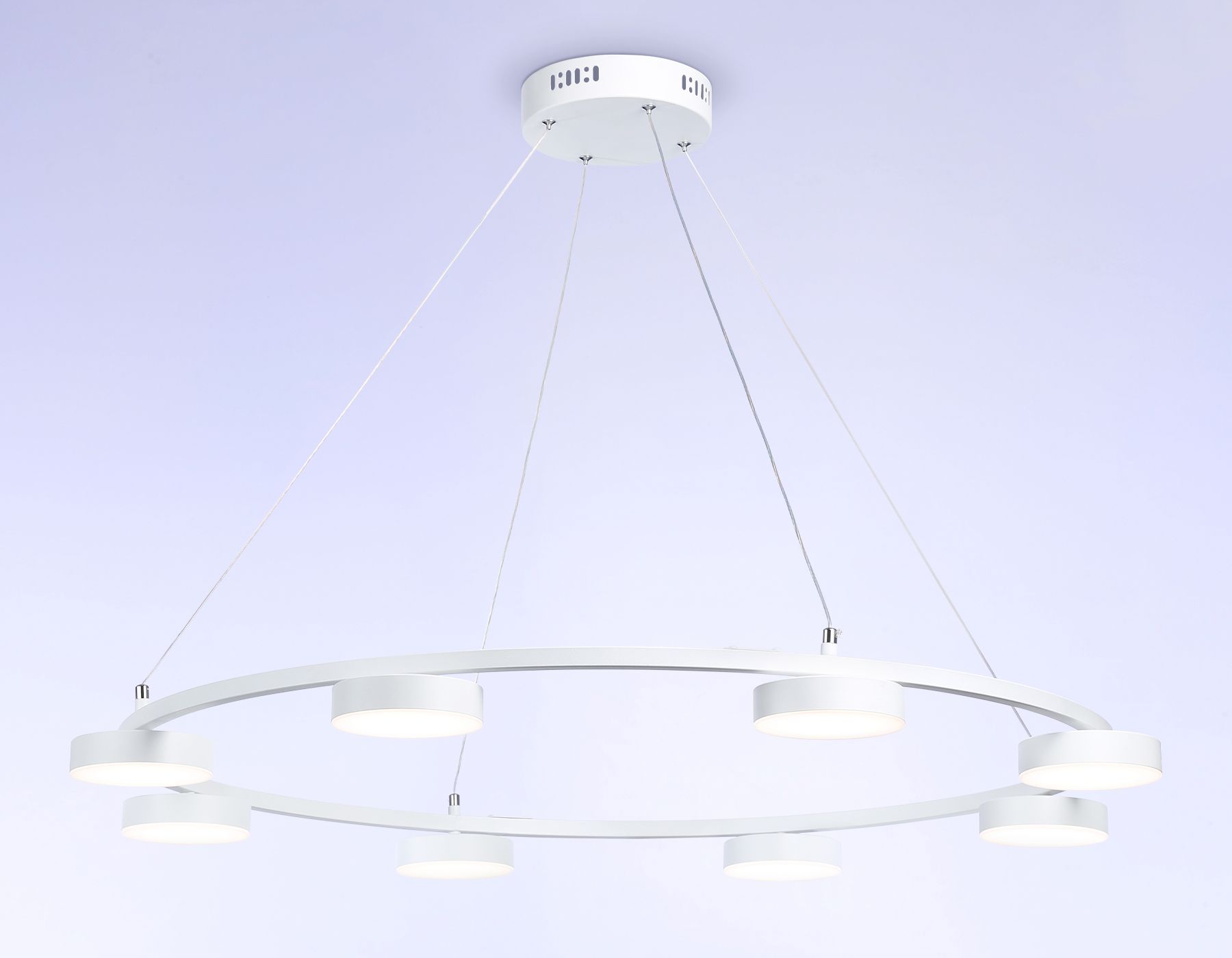 Подвесная люстра Ambrella light с пультом LineTech FL51761_AMB