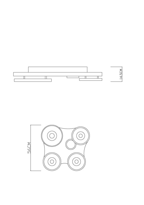 Потолочная люстра Globo Flavetto 48271-55_GL