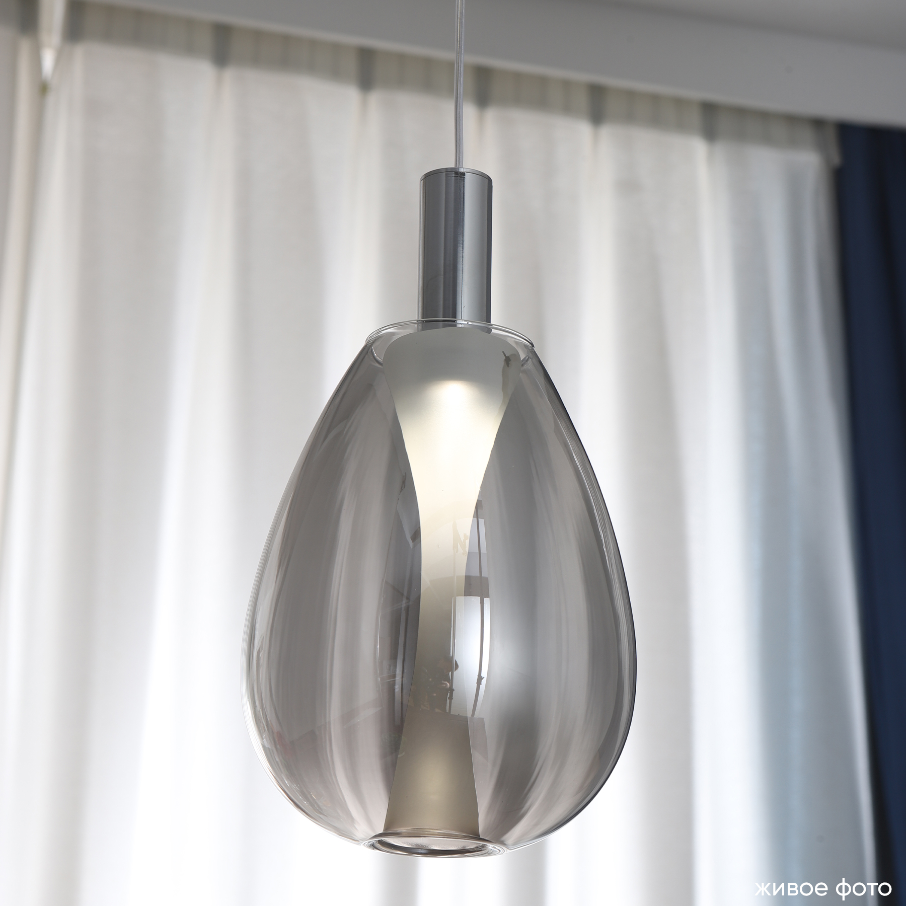 Подвесной светильник Crystal Lux GAUDI GAUDI SP4W LED SMOKE_CR