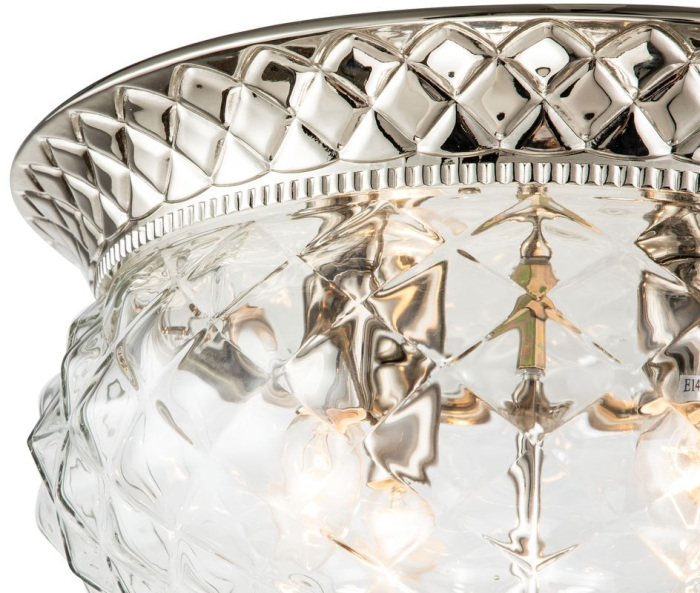 Потолочная люстра буше хрустальная NICKEL iLamp JAZZ 440 NIC_IP