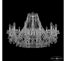 Хрустальная люстра Bohemia Ivele Crystal 1409/12/300 Ni_BI