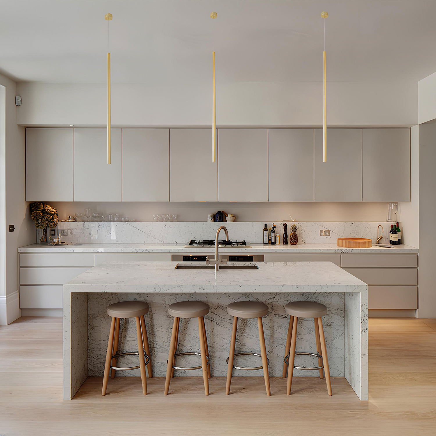 Подвесной светильник Crystal Lux BOSQUE BOSQUE SP7 L3000 GREY/TRANSPARENT_CR