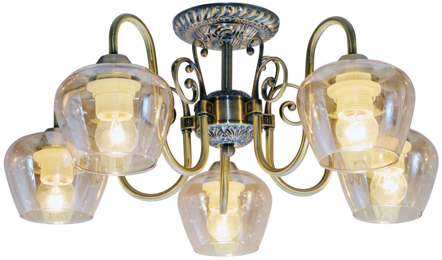 Потолочная люстра Toplight Потолочая Sybilla TL1157-5D