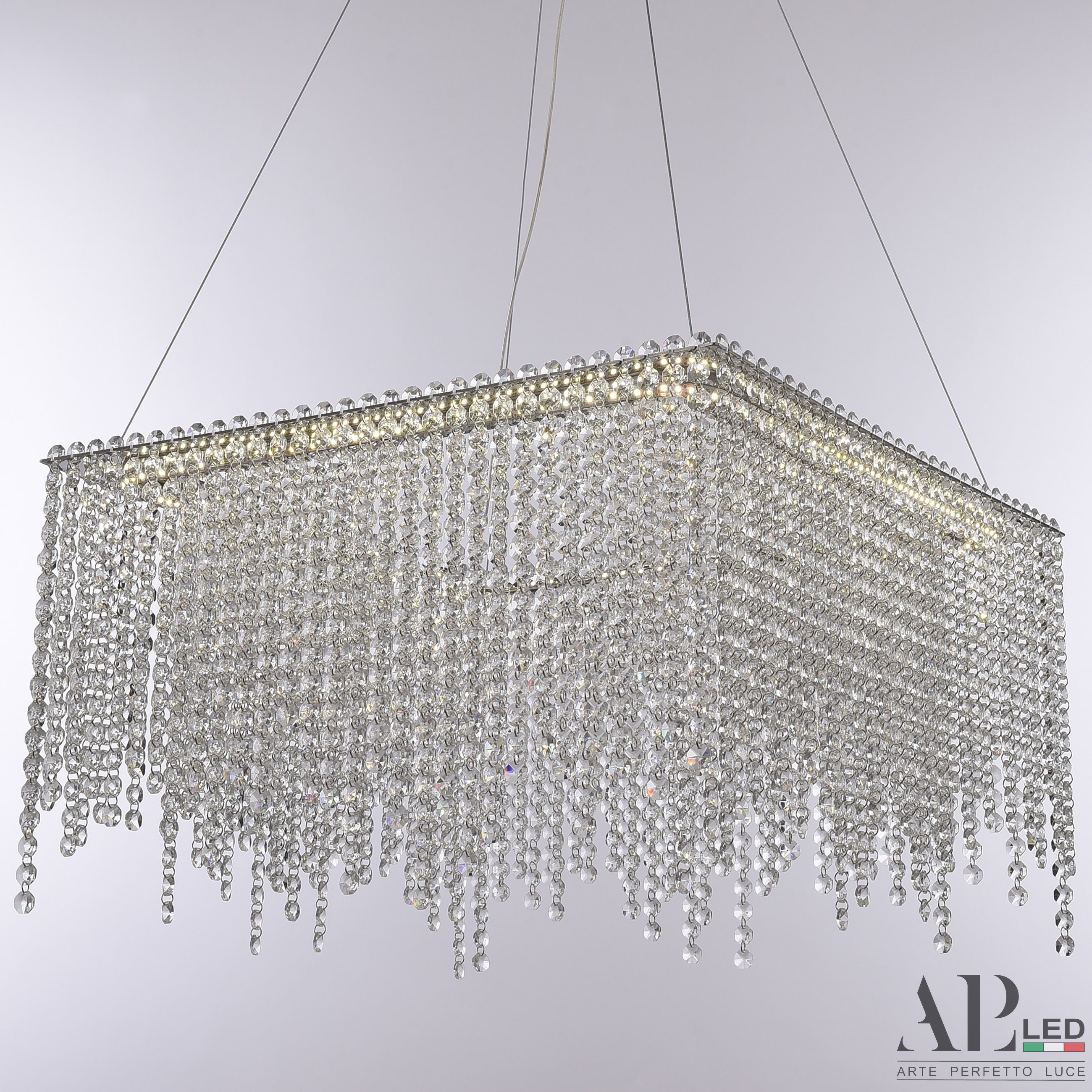 Хрустальная люстра APL LED Sicilia SH04.52.B.Ni.4000_BI