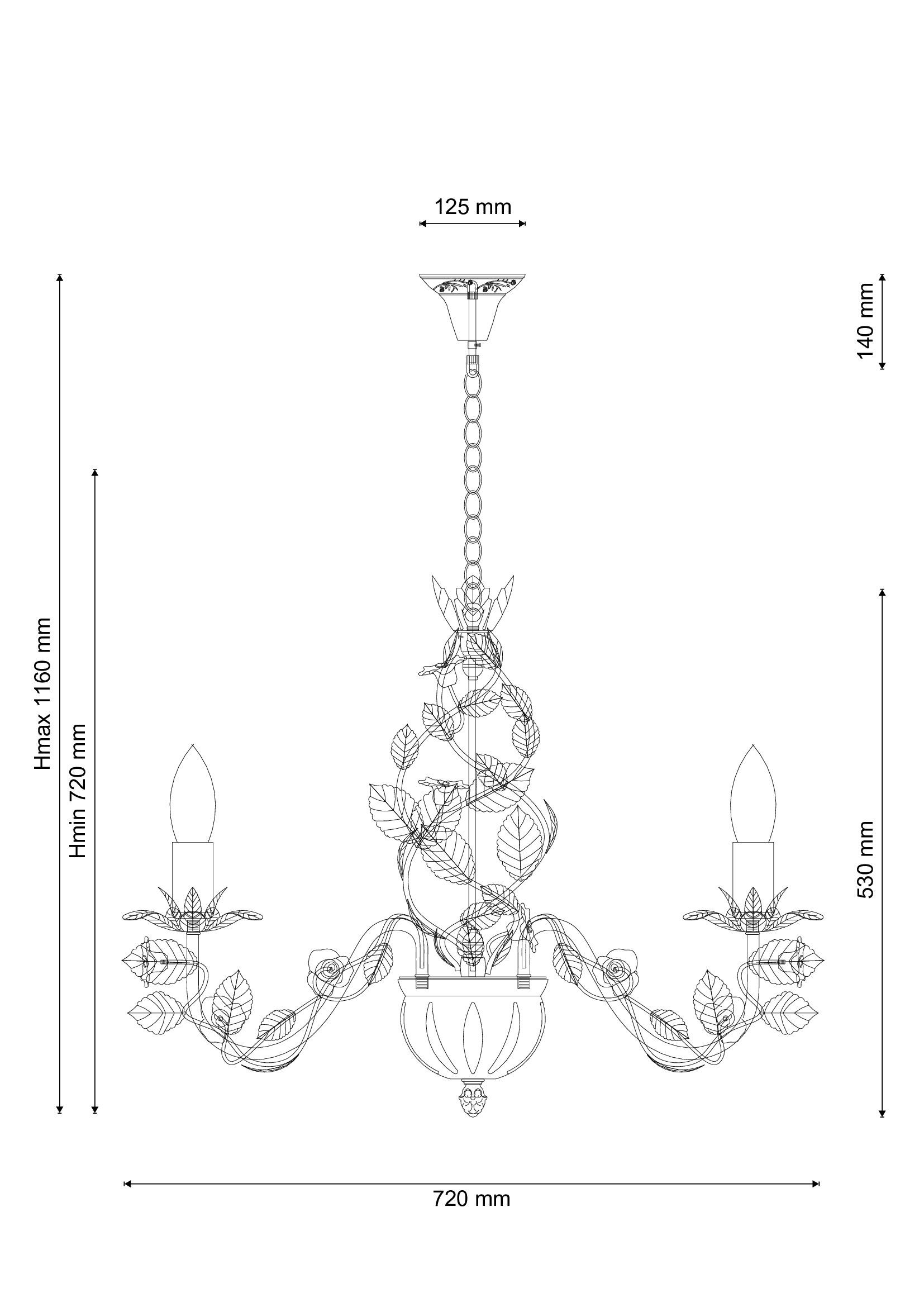 Подвесная люстра Lucia Tucci FIORI Fiori di rose 185.8