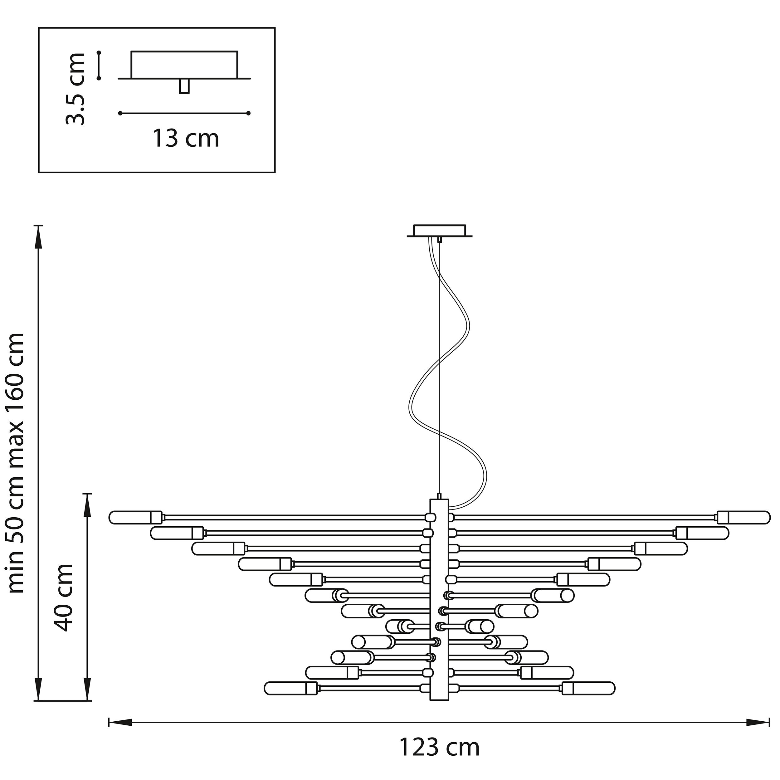 Подвесная люстра LightStar RAGNO 733247_LS