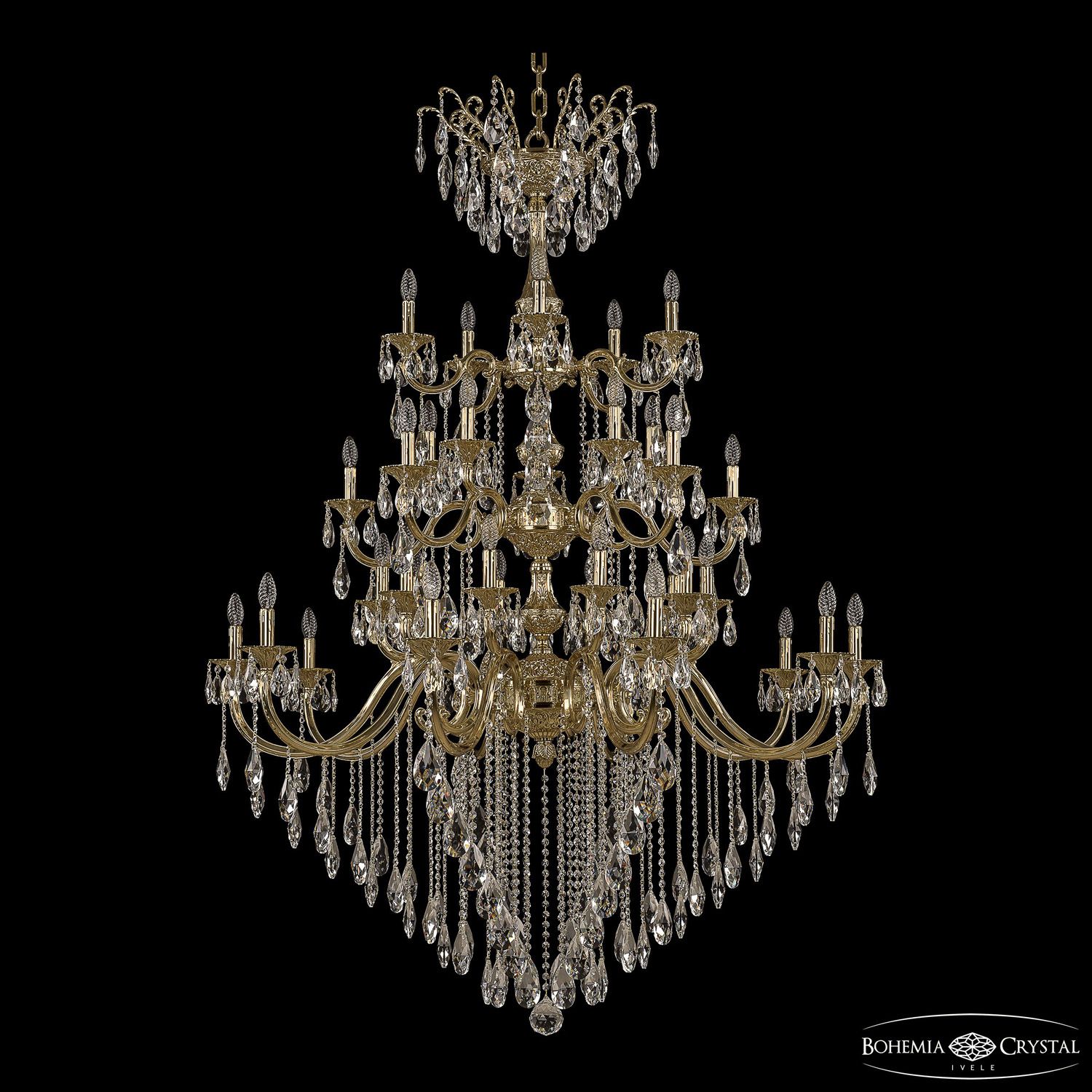 Хрустальная люстра Bohemia Ivele 72118/20+10+5/520/3d B G Y1_BI