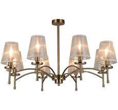 Потолочная люстра на штанге 694/8PL E14*40W Escada 694/8PL Gold_ESC