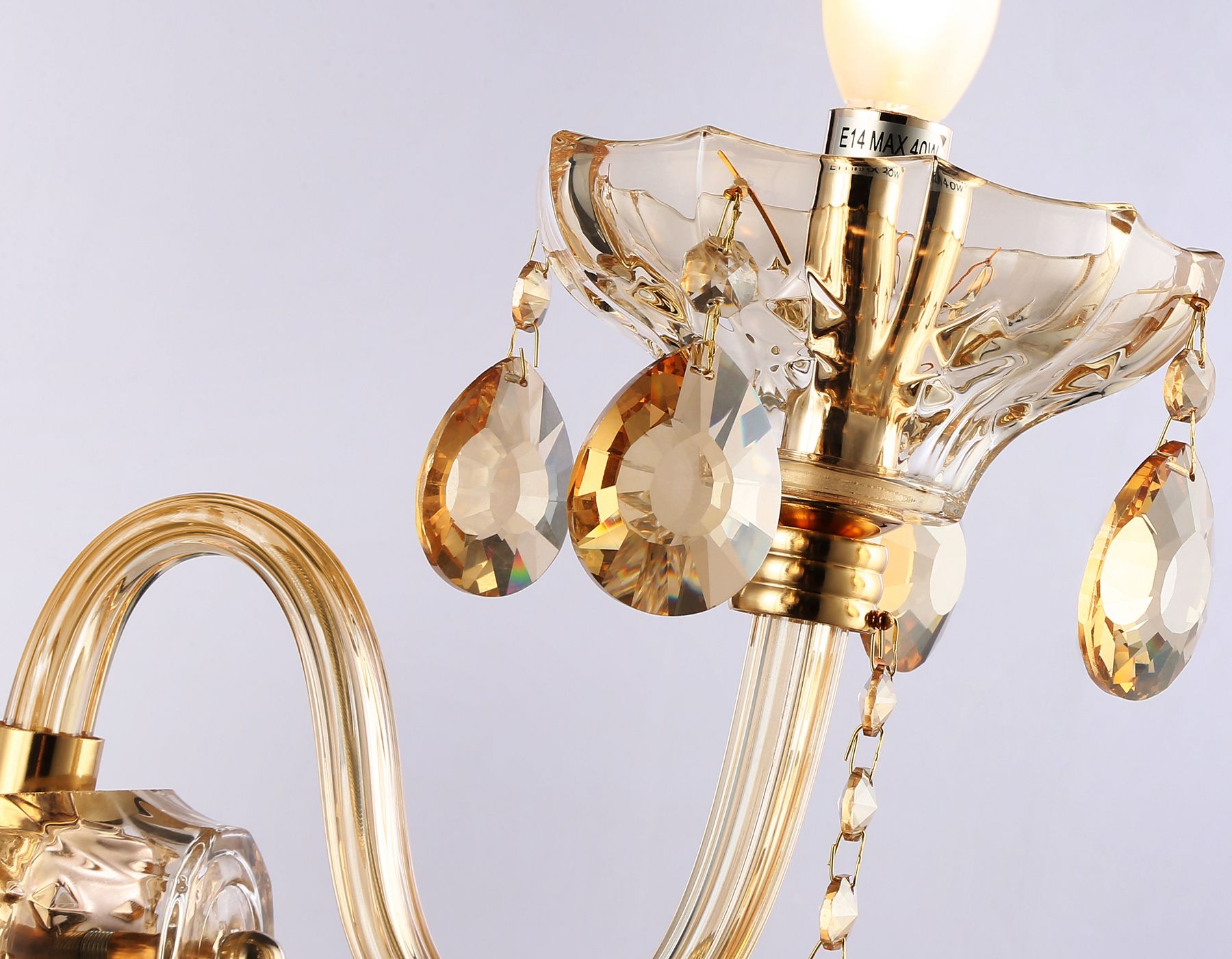 Бра Ambrella light с хрусталем Traditional TR4912_AMB