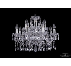 Хрустальная люстра Bohemia Ivele 1413/8+4/200 Ni_BI