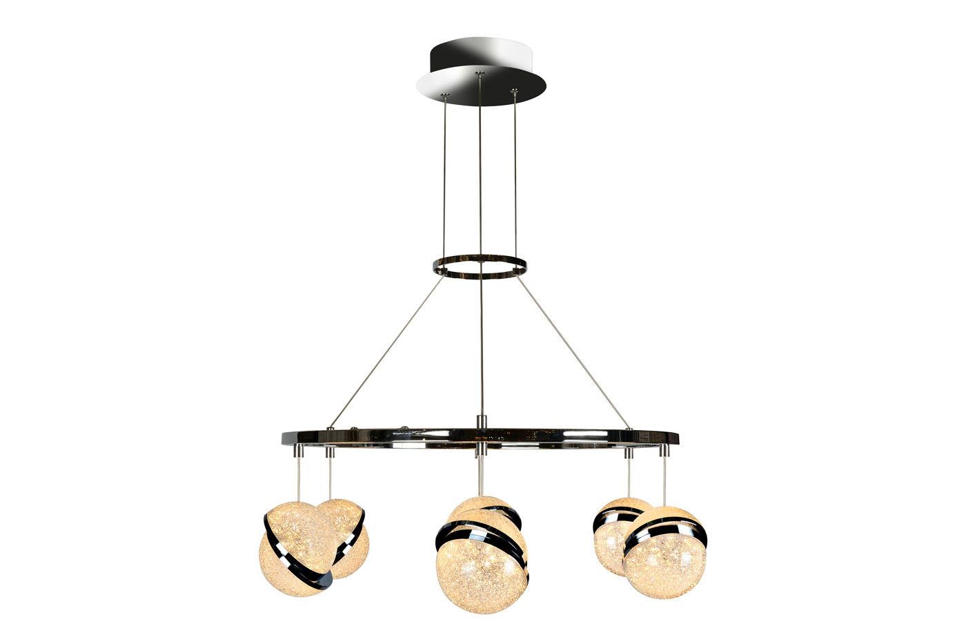 Подвесная люстра ILedex Crystal Ball C4474-6 CR_IX