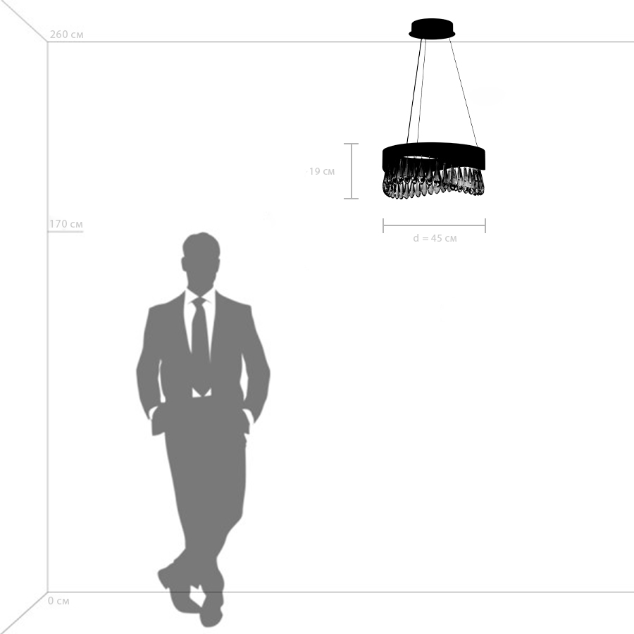 Подвесная люстра Lightstar Helio 703143_LS