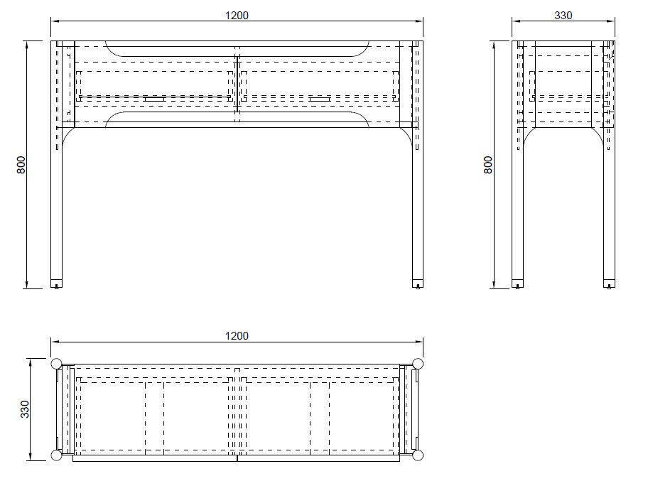 Консоль Grimaldi Garda Decor 77IP-GD007-KONS/1