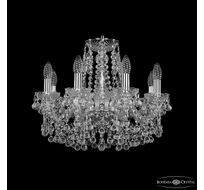 Хрустальная люстра Bohemia Ivele Crystal 1409/8/160 Ni_BI