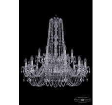 Хрустальная люстра Bohemia Ivele 1402/12+6/300/h-91/2d Ni_BI