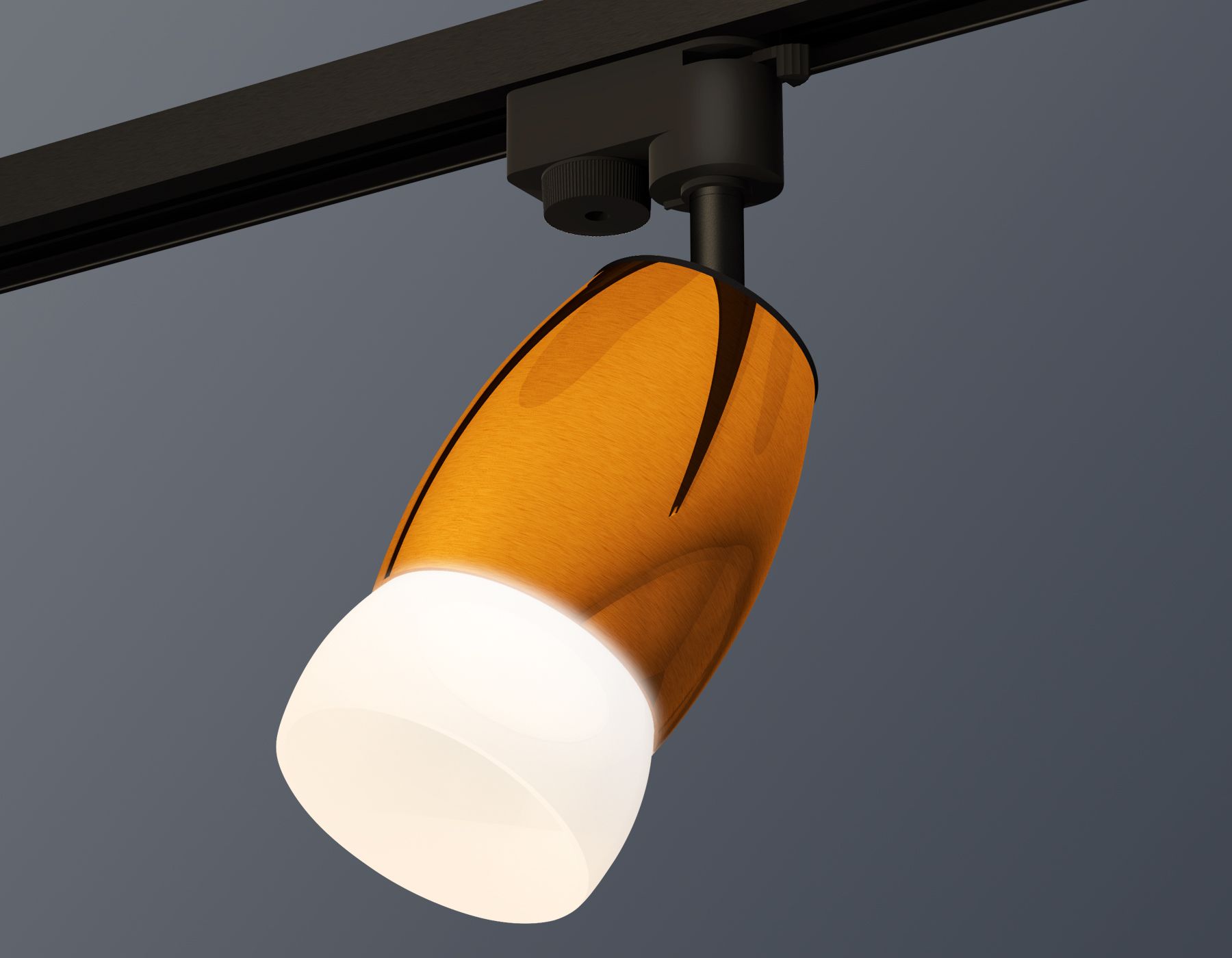 Комплект трекового однофазного светильника Ambrella light с акрилом Track System XT1125014_AMB