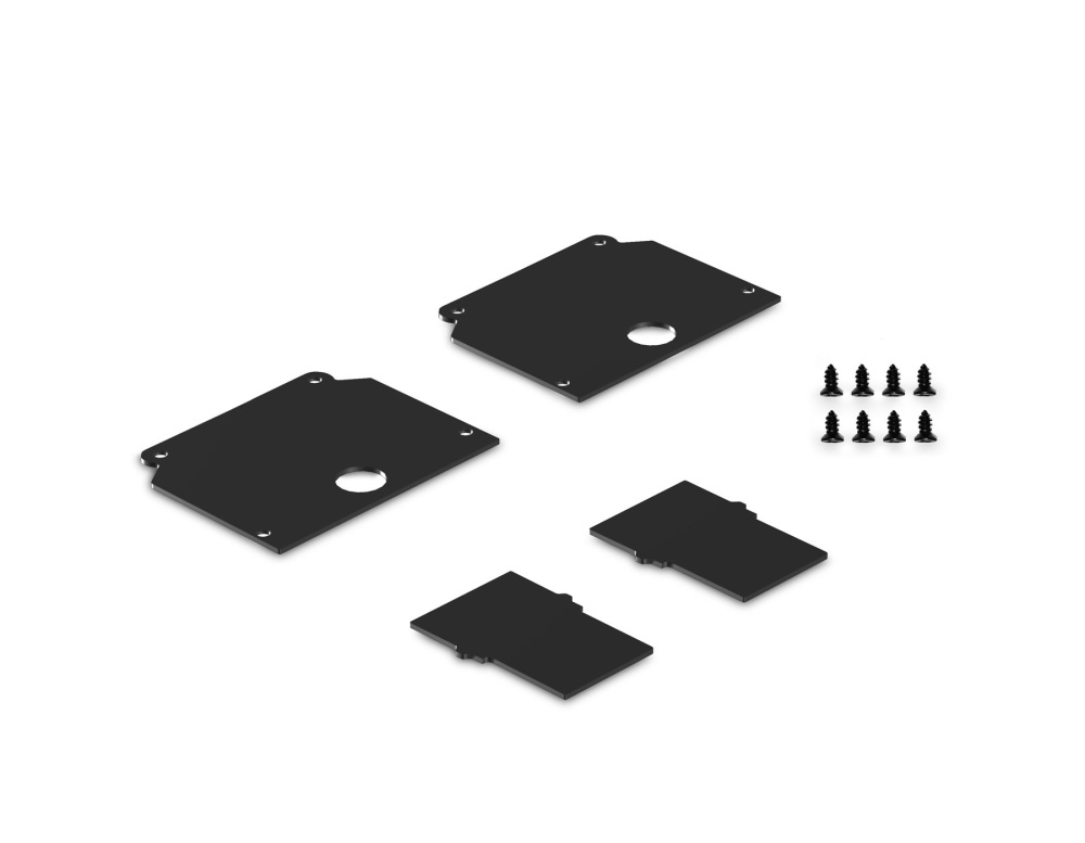 Комплект заглушек для шинопровода в натяжной потолок системы крепления гарпун Magnetic Standard 48V 20mm 2шт Ambrella Light GL36230_AMB