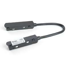 Гибкий коннектор для низковольтного шинопровода, черный Feron 41971_FR
