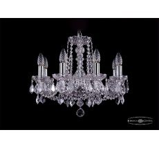 Хрустальная люстра Bohemia Ivele 1402/8/160 Ni Leafs_BI