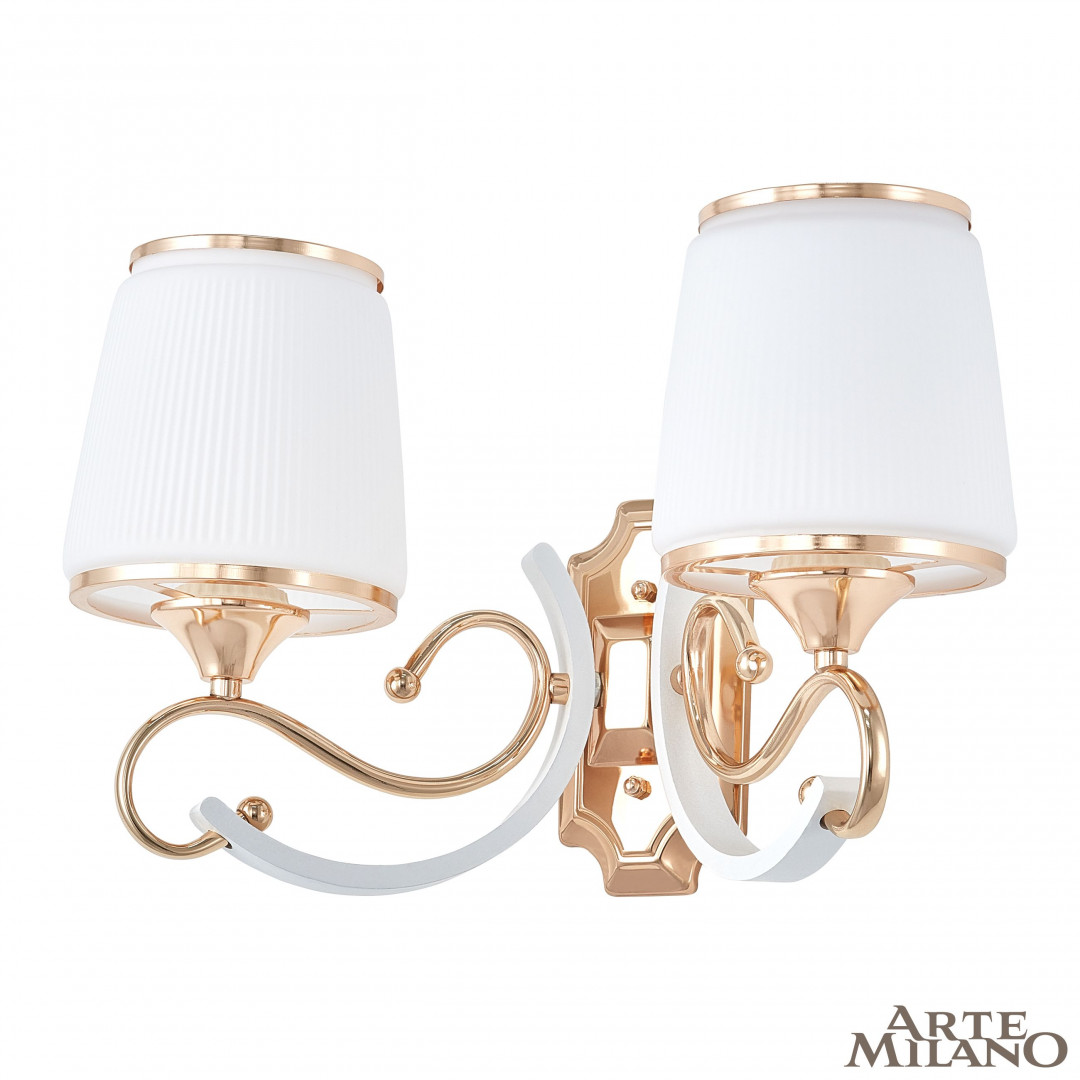 Бра Arte Milano Florentina 303857/2W Wh/Gd