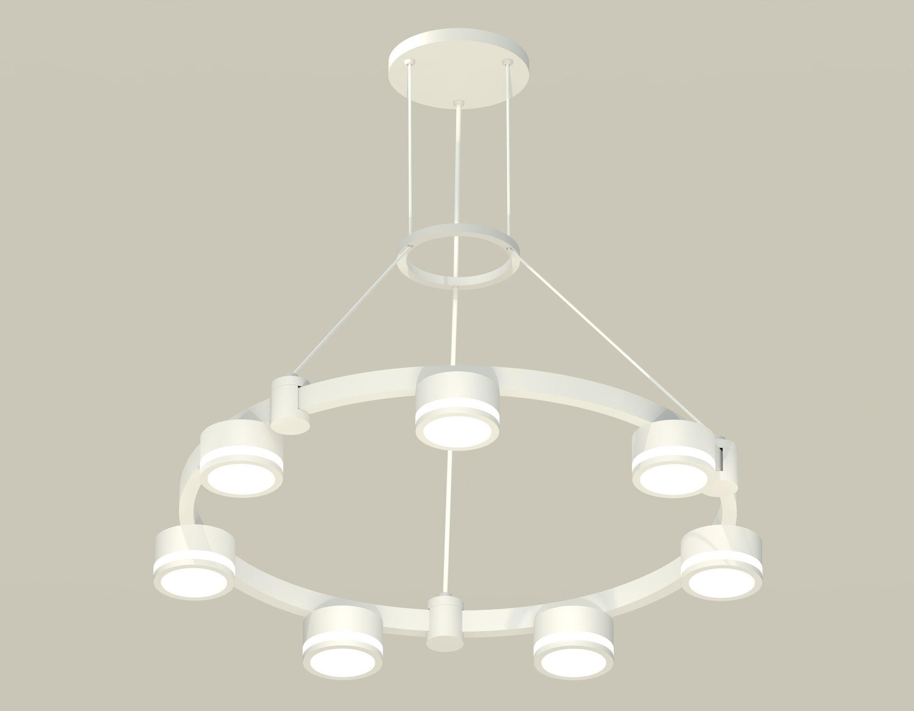 Подвесная люстра Ambrella light с акрилом Techno Ring Traditional DIY XR92031600_AMB