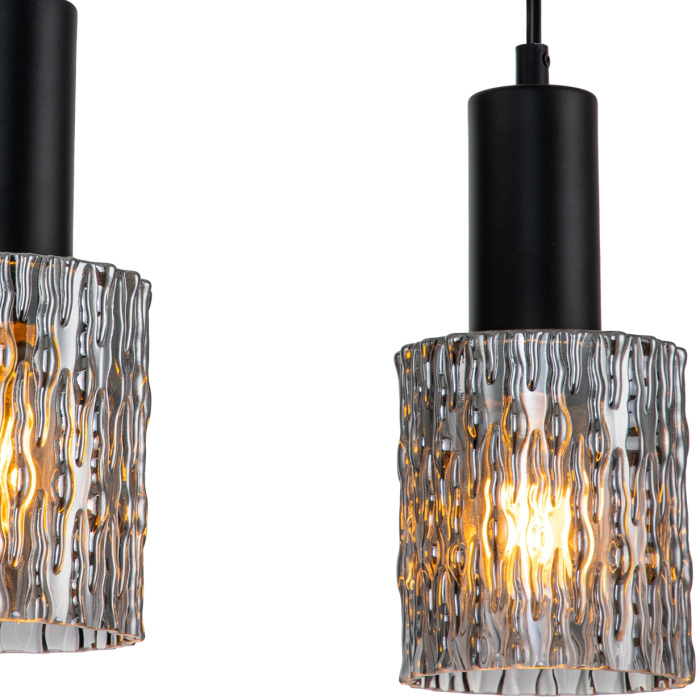 Подвесной светильник 10189/3S E27*40W Escada 10189/3S Black_ESC