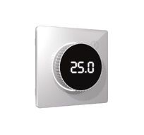 Лицевая панель ALFA для терморегулятора теплого пола с цифровым дисплеем QUANT Ambrella Volt AP4058_AMB