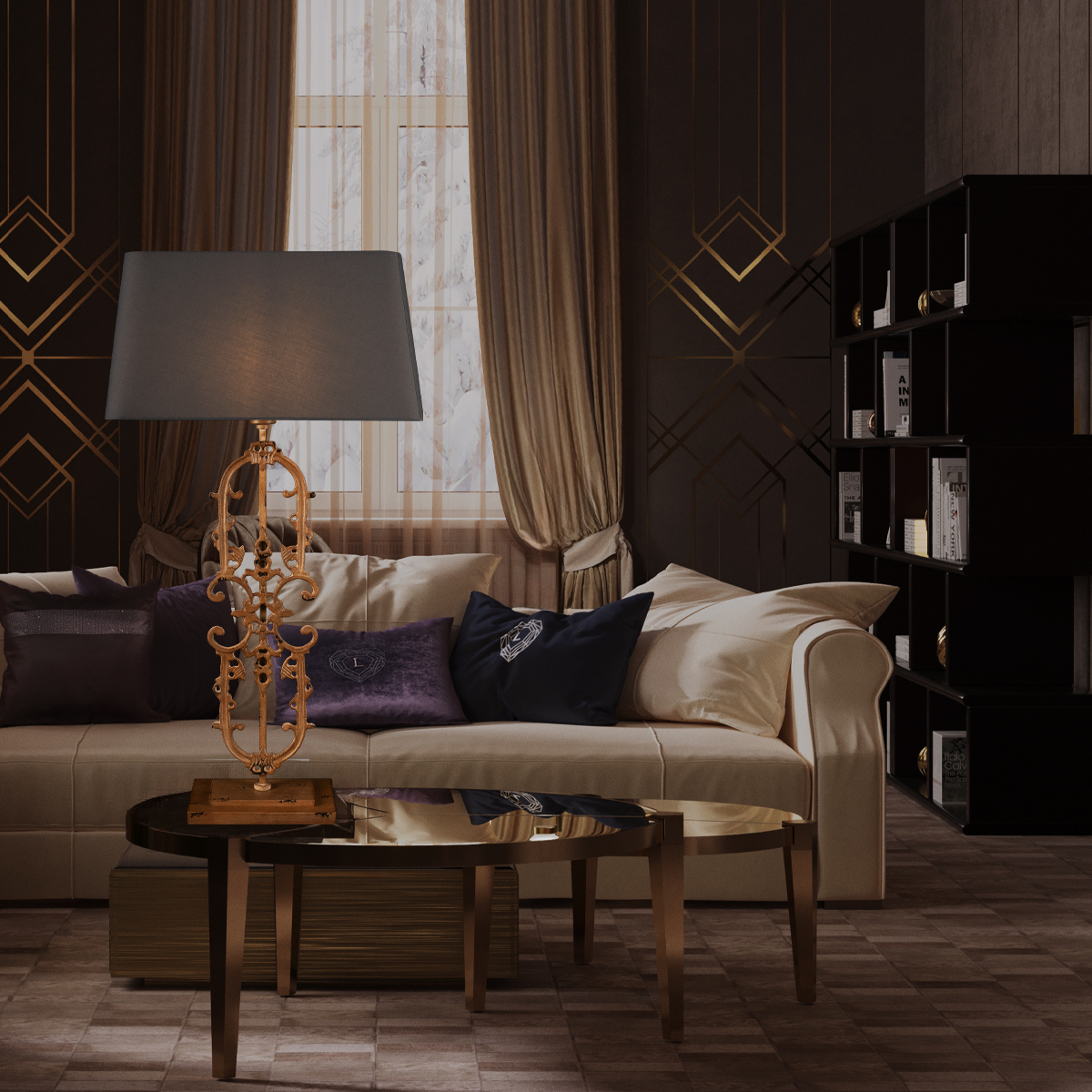 Настольная лампа LOFT IT Lace 10439T/A_LF