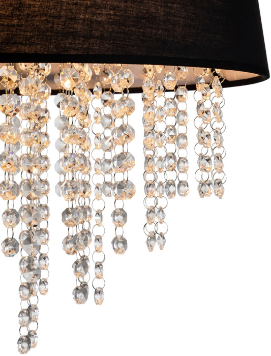 Подвесная люстра хрусталь Escada 652/3S Black_ESC