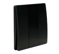 Выключатель беспроводной SMART 7мВт IP65 трехклавишный черный Feron 51028_FR