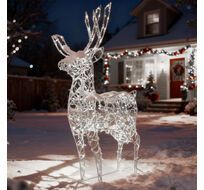 Светодиодная Фигура Световой Олень 1,6м Белый 24В, IP65 LTC LC-13162