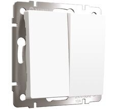 Выключатель для жалюзи двухклавишный Werkel a062576_WR