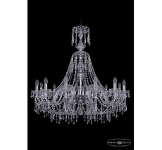 Хрустальная люстра Bohemia Ivele 1403/12/360/XL-100 Ni_BI