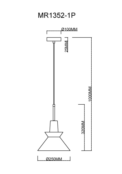 Подвесной светильник MyFar Kristina MR1352-1P